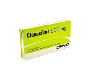 Cloxacilina 500 mg 12 capsulas Opko   VENCE 08/2026   STOCK 3
